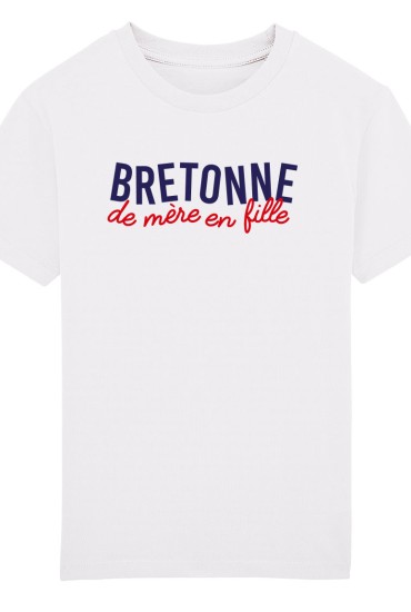 T-shirt enfant Bretonne de...