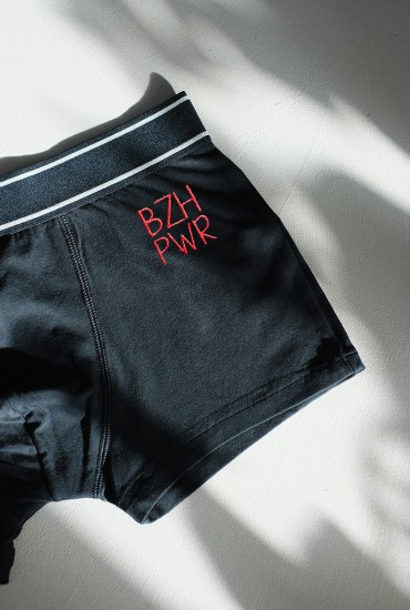 Boxer homme brodé BZH POWER