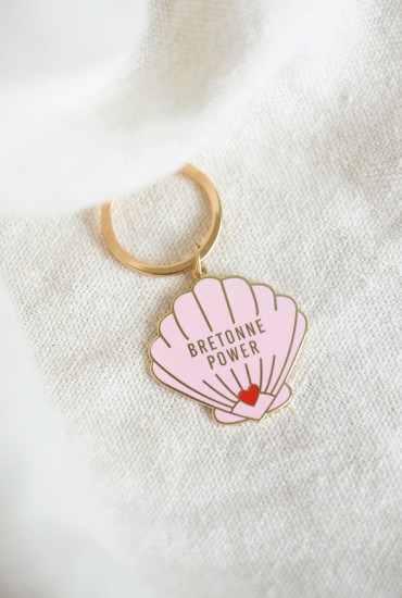 Porte-clés émaillé Bretonne...