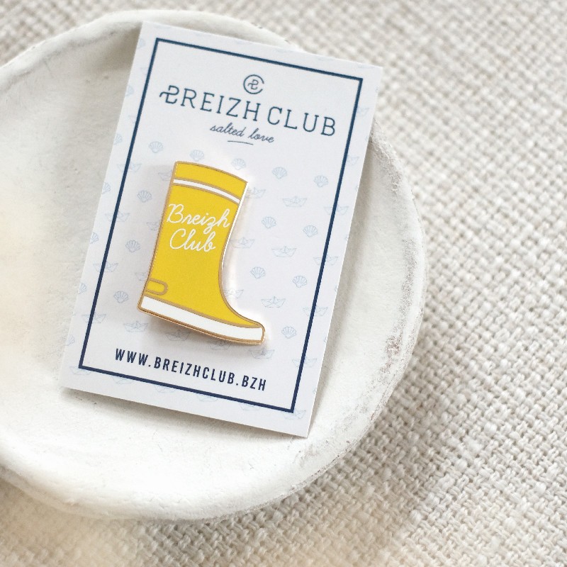 Pin's breton - botte jaune - Breizh Club