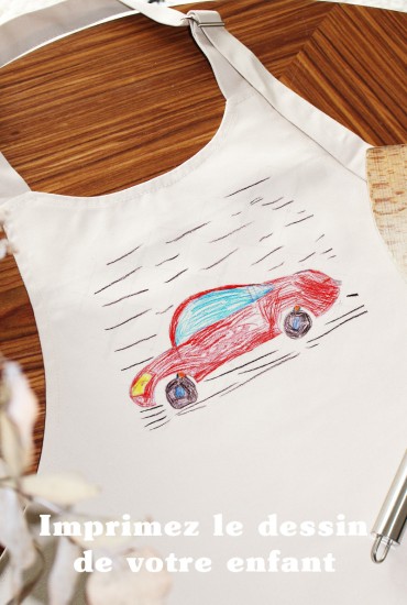 Tablier Dessin d'enfant - Personnalisable