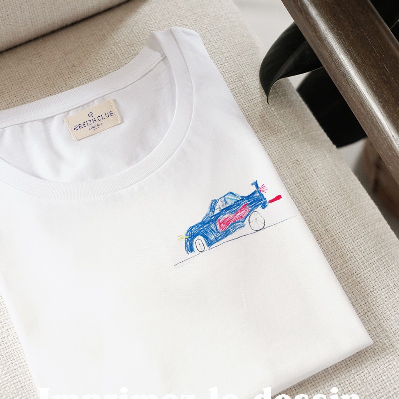 T-shirt homme Dessin d'enfant - Personnalisable