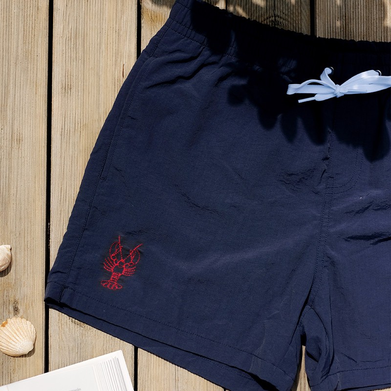 Short de bain brodé Homard - Breizh Club