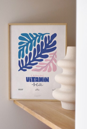 Affiche Vitamin sea - Personnalisable