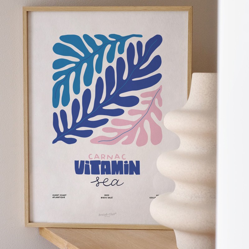 Affiche Vitamin sea - Personnalisable