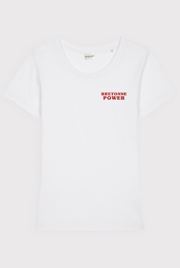 T-shirt femme Bretonne power Paillettes