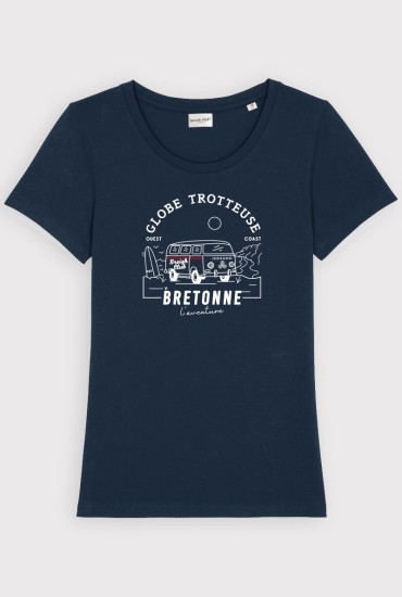T-shirt femme Globe Trotteuse bretonne