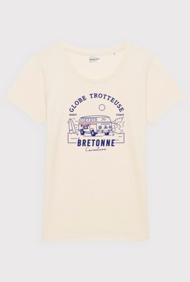 T-shirt femme Globe Trotteuse bretonne