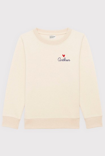 Sweat enfant brodé Mon...