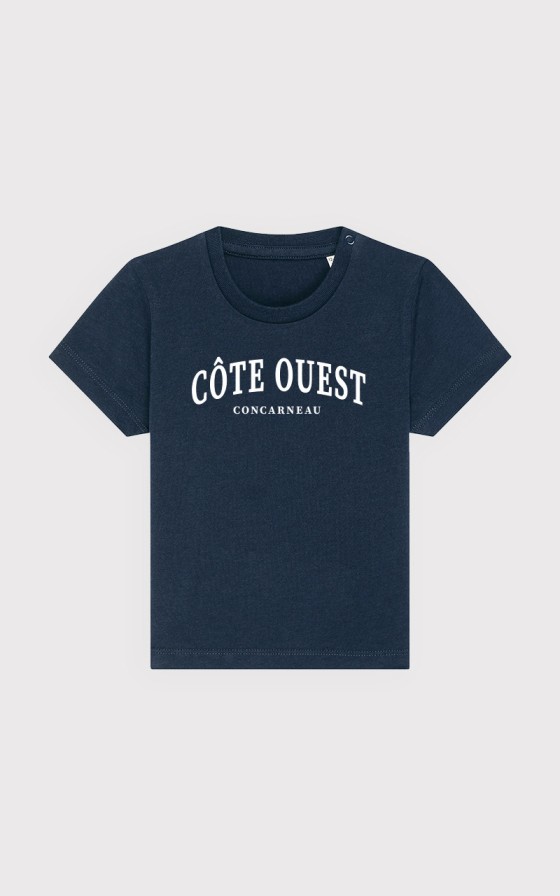 T-shirt bébé Côte Ouest - Personnalisable