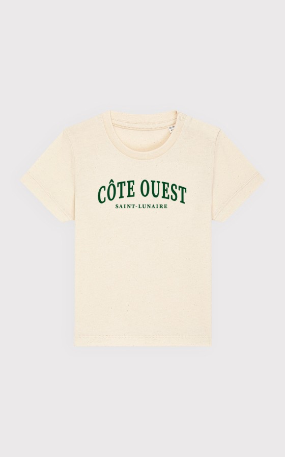T-shirt bébé Côte Ouest - Personnalisable