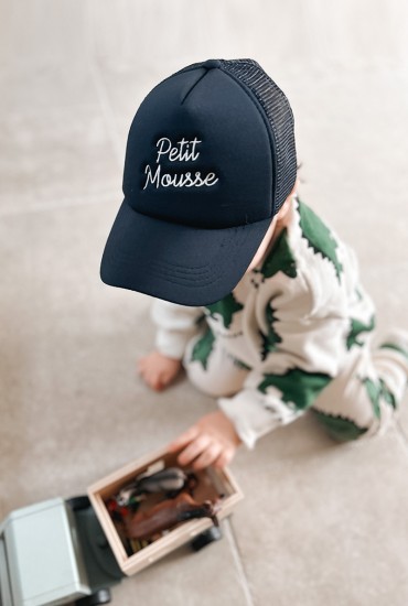 Casquette enfant brodée Petit mousse