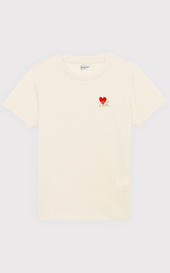 T-shirt enfant brodé Grand amour - Personnalisable