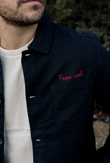 Veste worker homme brodée...