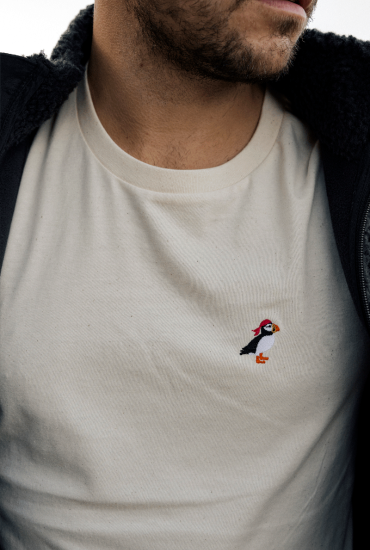 T-shirt homme brodé...