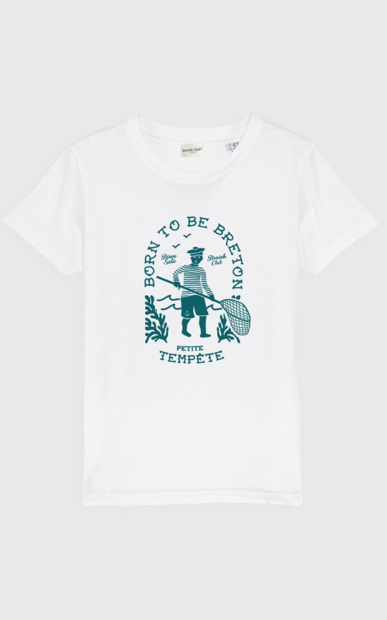 T-shirt enfant Nouveau Born to be breton - Personnalisable