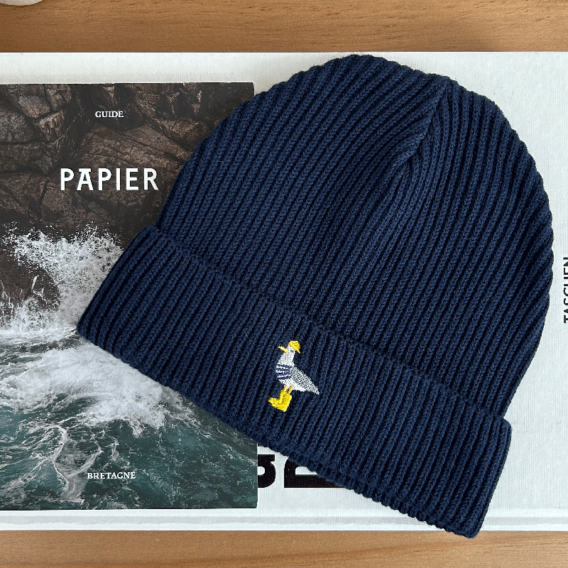 Bonnet Brodé Logo Sea Shepherd - Taille Unique Bleu - Sans Ourlet - Neuf Sans étiquette