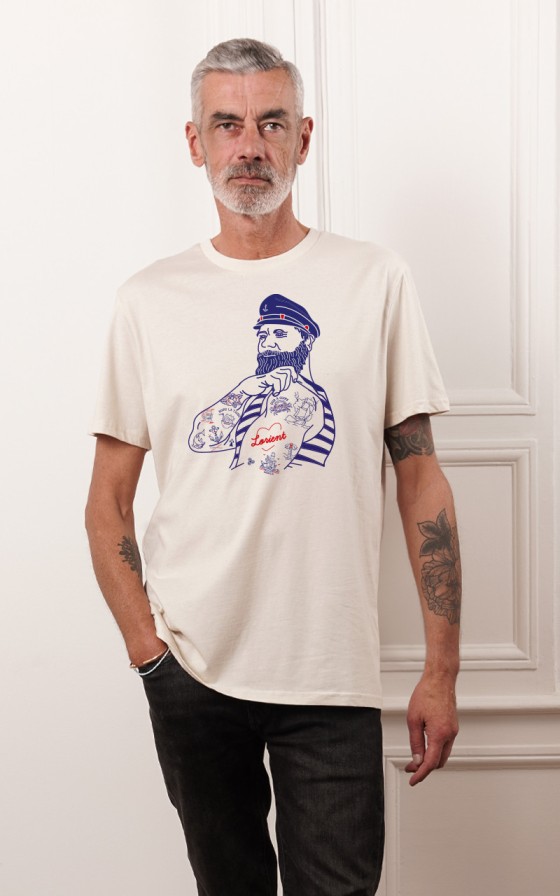 T-shirt homme Ancrage marin - Personnalisable