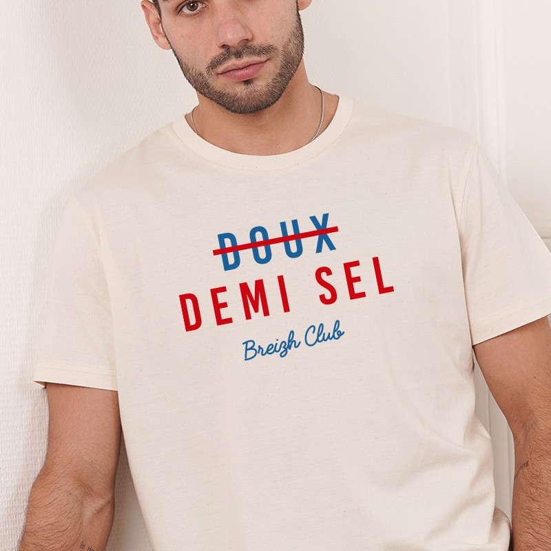 T-shirt breton homme - Doux - Demi sel - Breizh Club