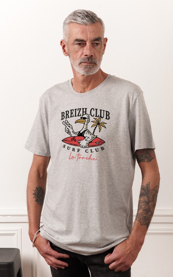 T-shirt Homme Goéland surf club - Personnalisable
