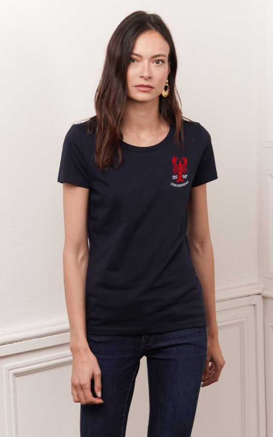 T-shirt femme Homard oldschool - Personnalisable