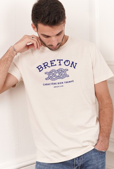 T-shirt homme Breton noeud marin