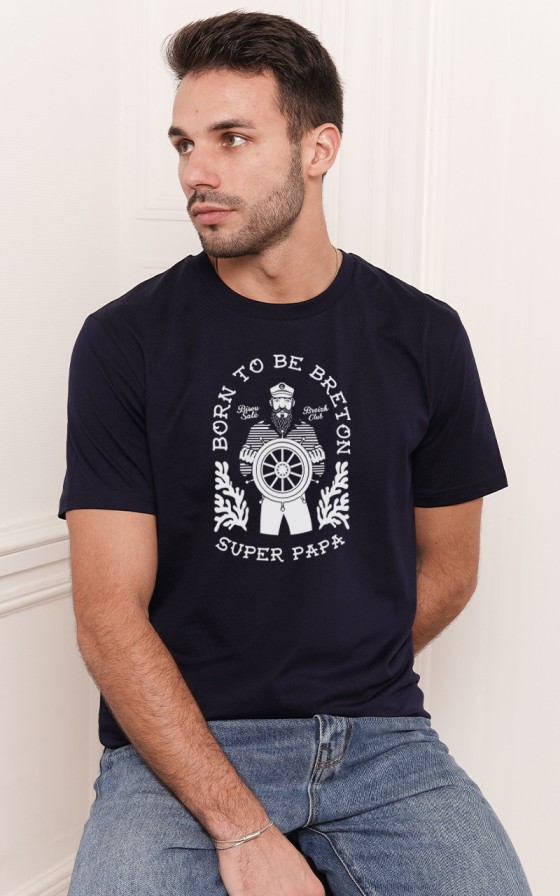 T-shirt homme Nouveau born to be breton - Personnalisable