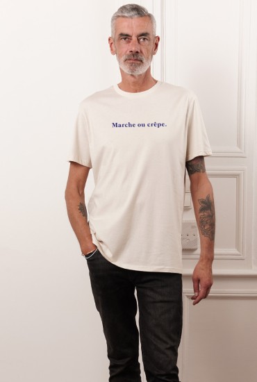 T-shirt homme Marche ou crêpe