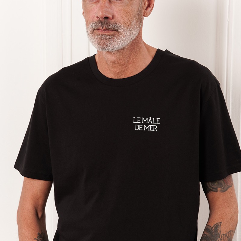 T-shirt homme brodé Le mâle de mer - Breizh Club