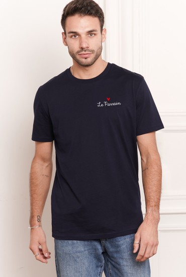 T-shirt homme brodé Mon...