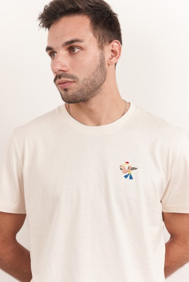 T-shirt Homme brodé Goéland...