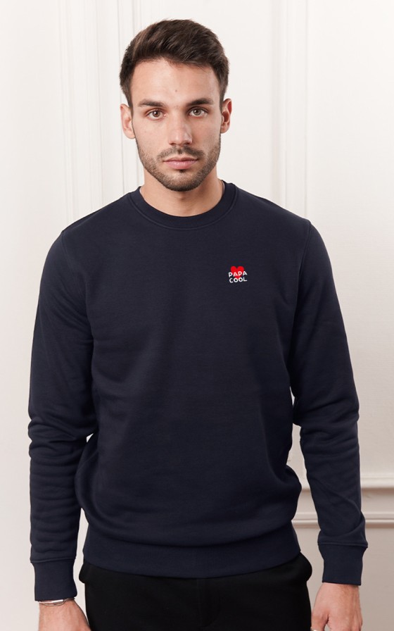 Sweat homme brodé Grand amour - Personnalisable