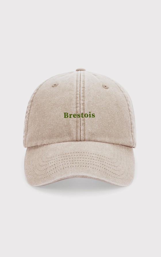 Casquette brodée Beige vintage - Personnalisable