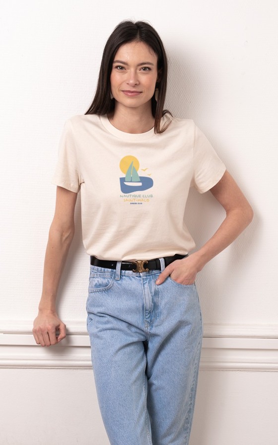 T-shirt femme Nautique Club - Personnalisable