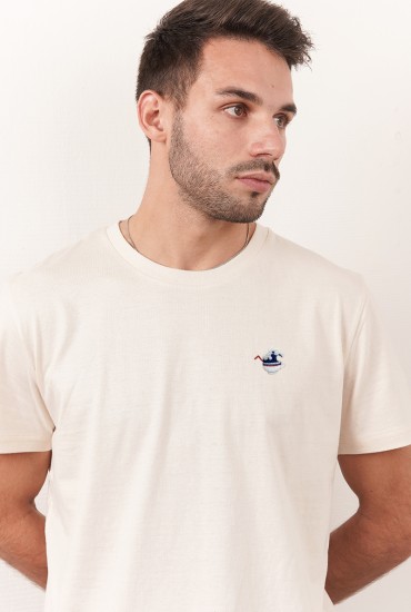 T-shirt homme brodé Bolée...