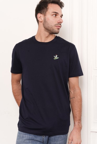 T-shirt homme brodé Goéland...