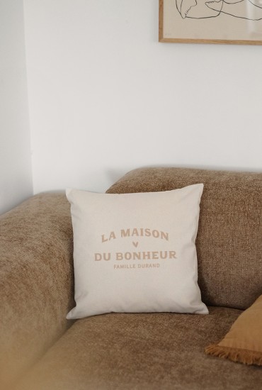 Housse de coussin Maison du...