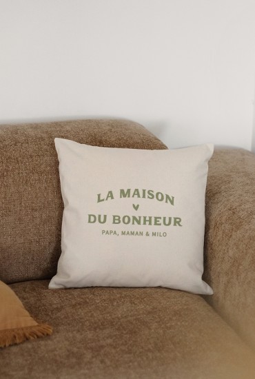 Housse de coussin Maison du...