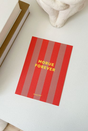 Carte postale Rayures Morue...