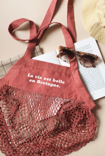 Sac filet La vie est belle...