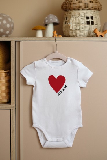 Body Grand coeur rouge -...