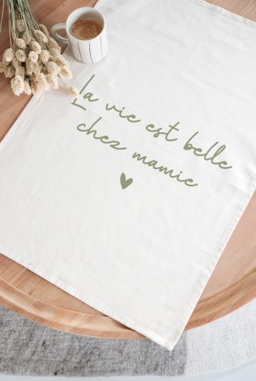 Torchon La vie est belle -...
