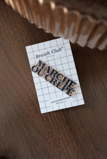 Pin's Marche ou crêpe