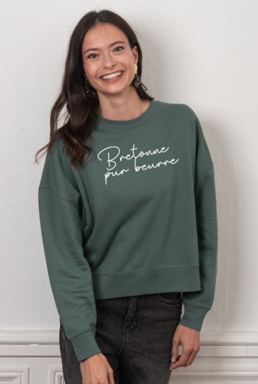 Sweat femme Bretonne pur...