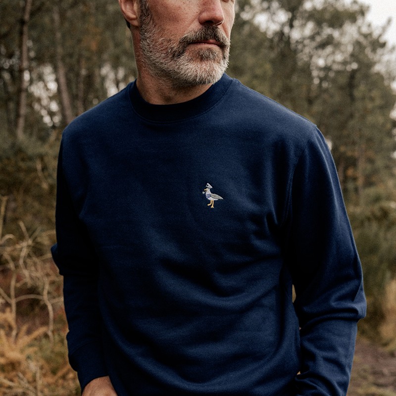Sweat homme brode Goeland capitaine