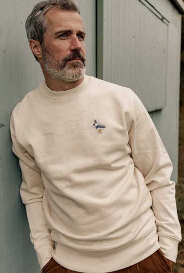Sweat homme brodé Goéland...