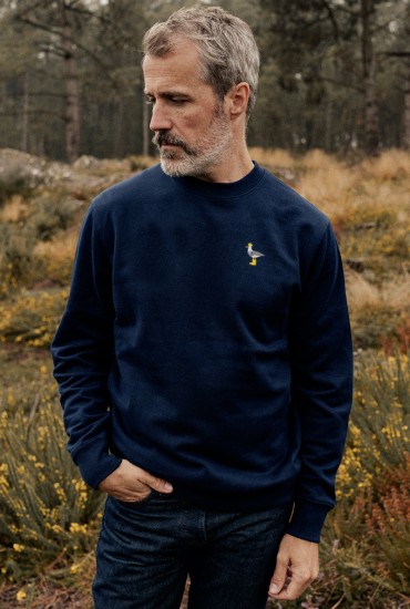 Sweat homme brodé Goéland...