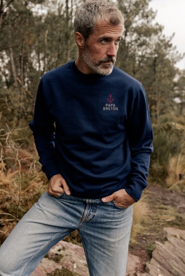 Sweat homme brodé Ancre...