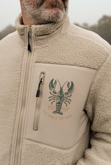 Veste Sherpa homme Homard...