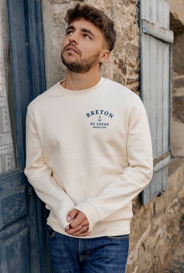 Sweat homme Breton de coeur